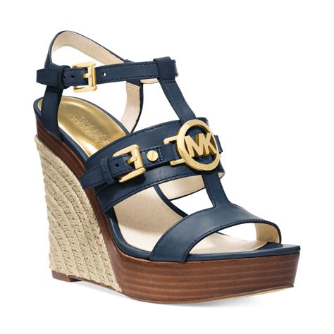 michael kors platform wedge